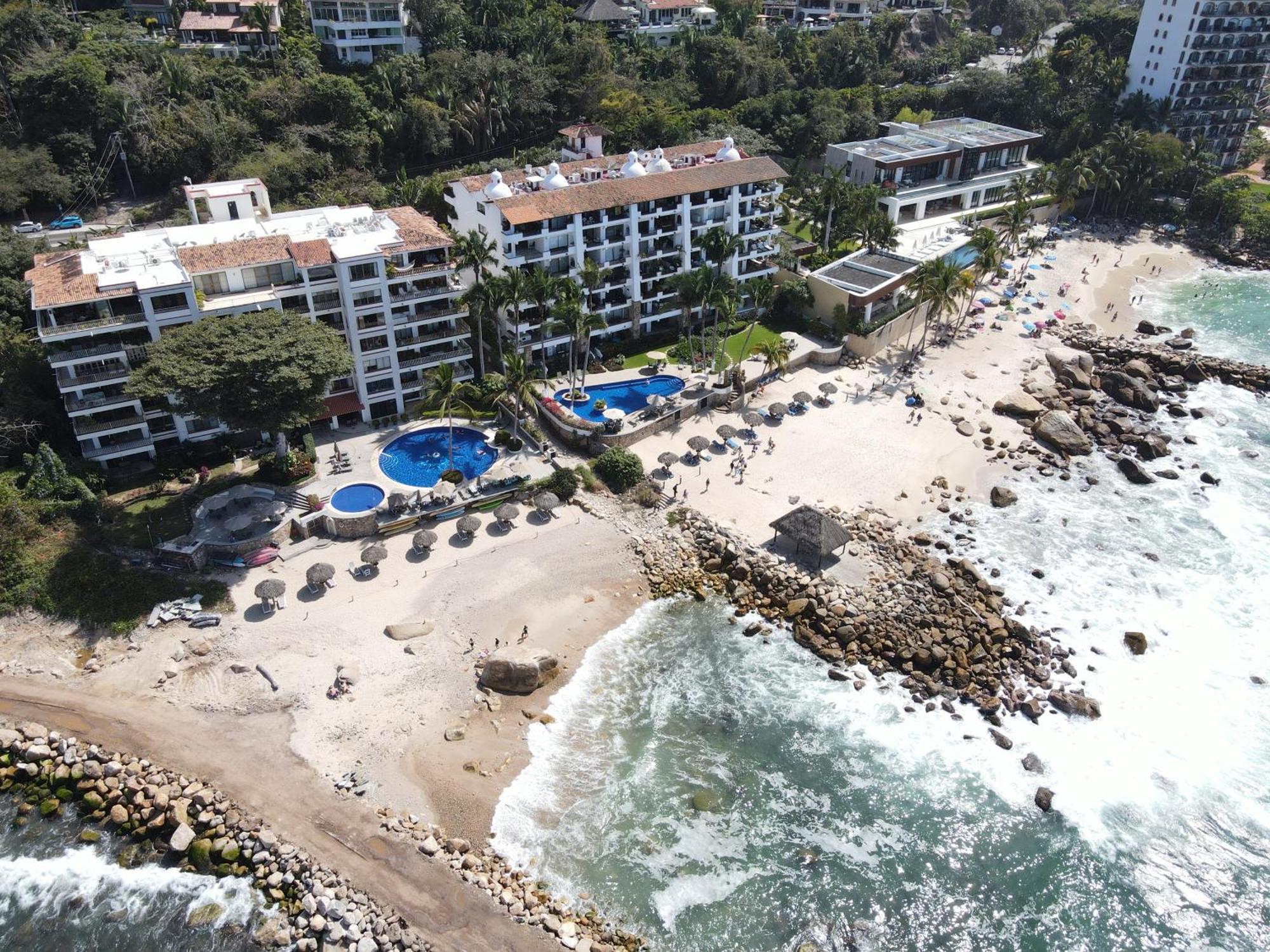 Ocean Front, 3 Bedroom, 3 Bathroom, Casa Natalia, Playa Esmeralda Puerto Vallarta Exteriör bild